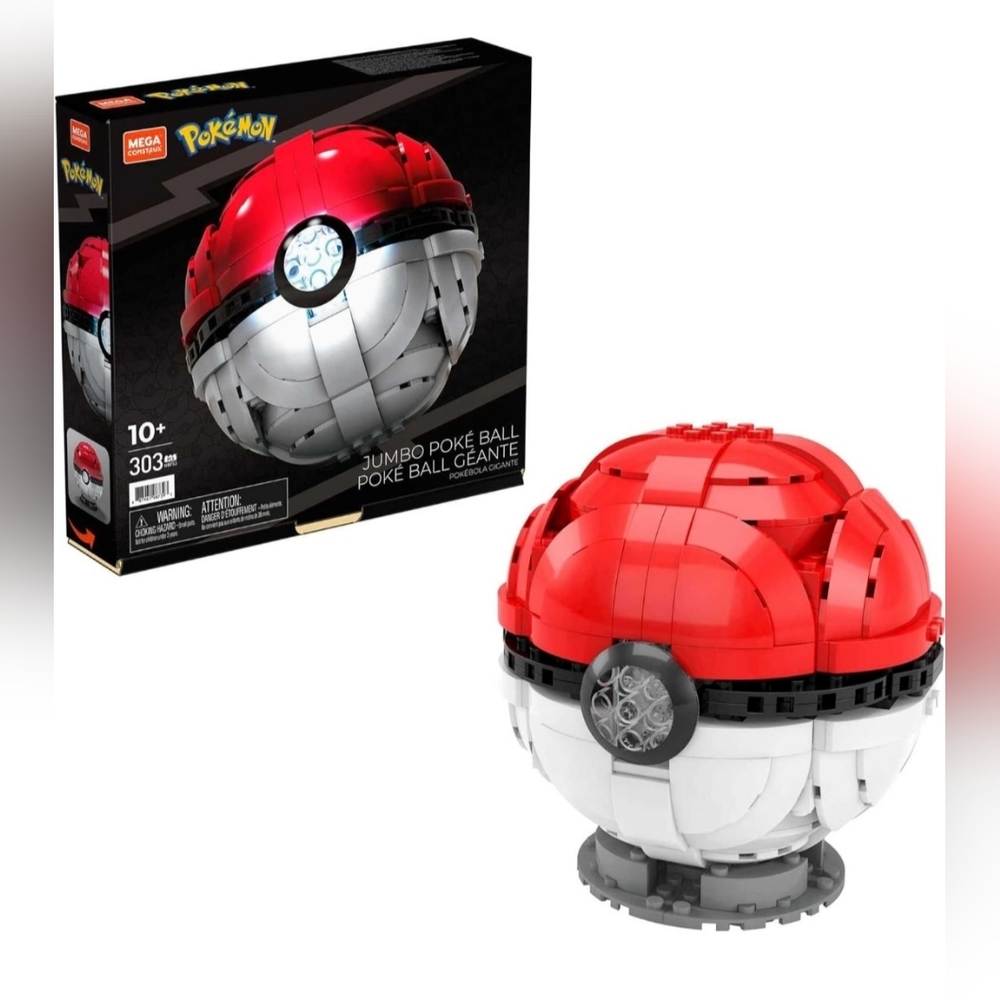 Mega Construx Pokémon Jumbo Poké Ball Construction